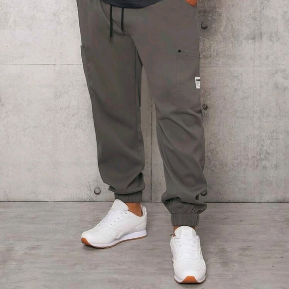 Mens Dark Gray Joggers - Picture 1 of 8